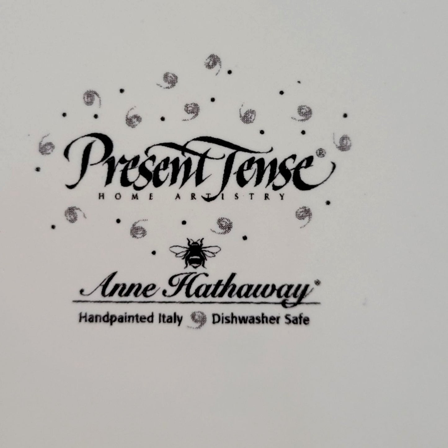 Anne Hathaway Holly Jolly Salad Plate, Italy c.2000-2005