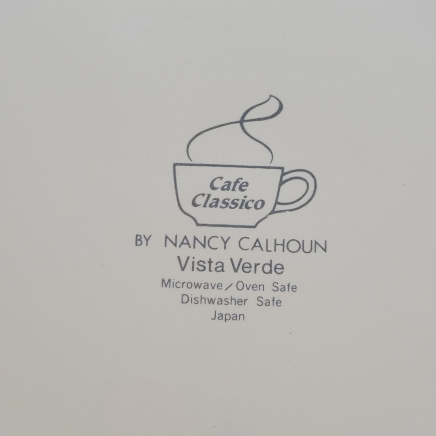 Vista Verde Dinner Plate, Café Classico by Nancy Calhoun