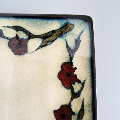 Mikasa "Desert Bloom" Square Bread Plate, Set of 2, c.2009-13