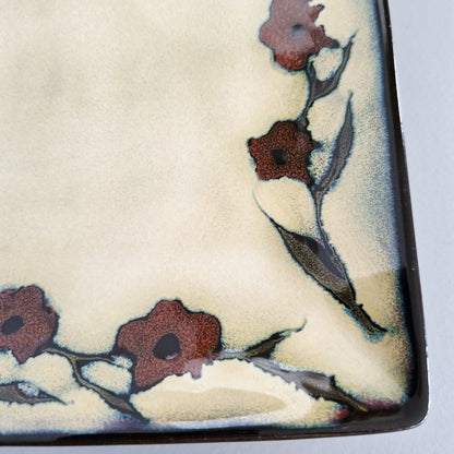 Mikasa "Desert Bloom" Square Bread Plate, Set of 2, c.2009-13