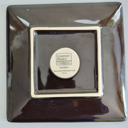 Mikasa "Desert Bloom" Square Bread Plate, Set of 2, c.2009-13