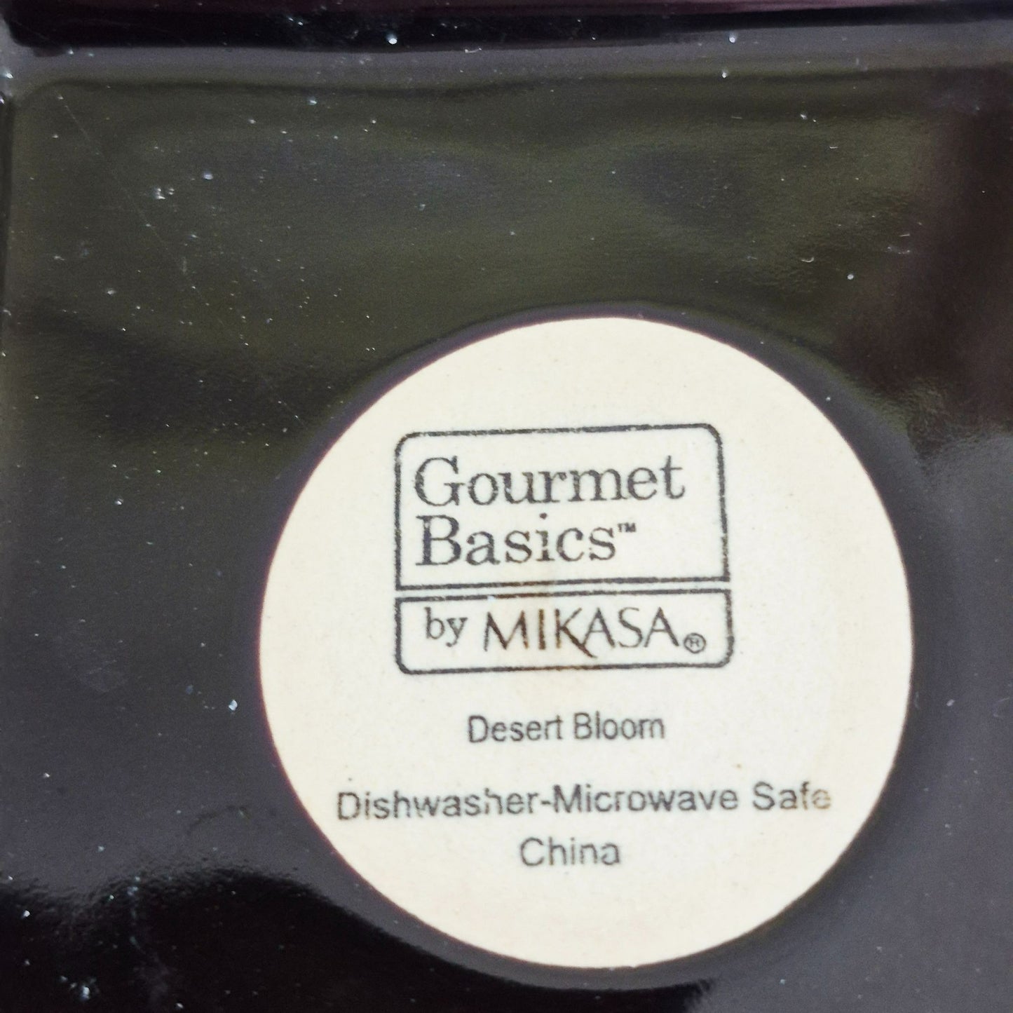 Mikasa "Desert Bloom" Square Bread Plate, Set of 2, c.2009-13