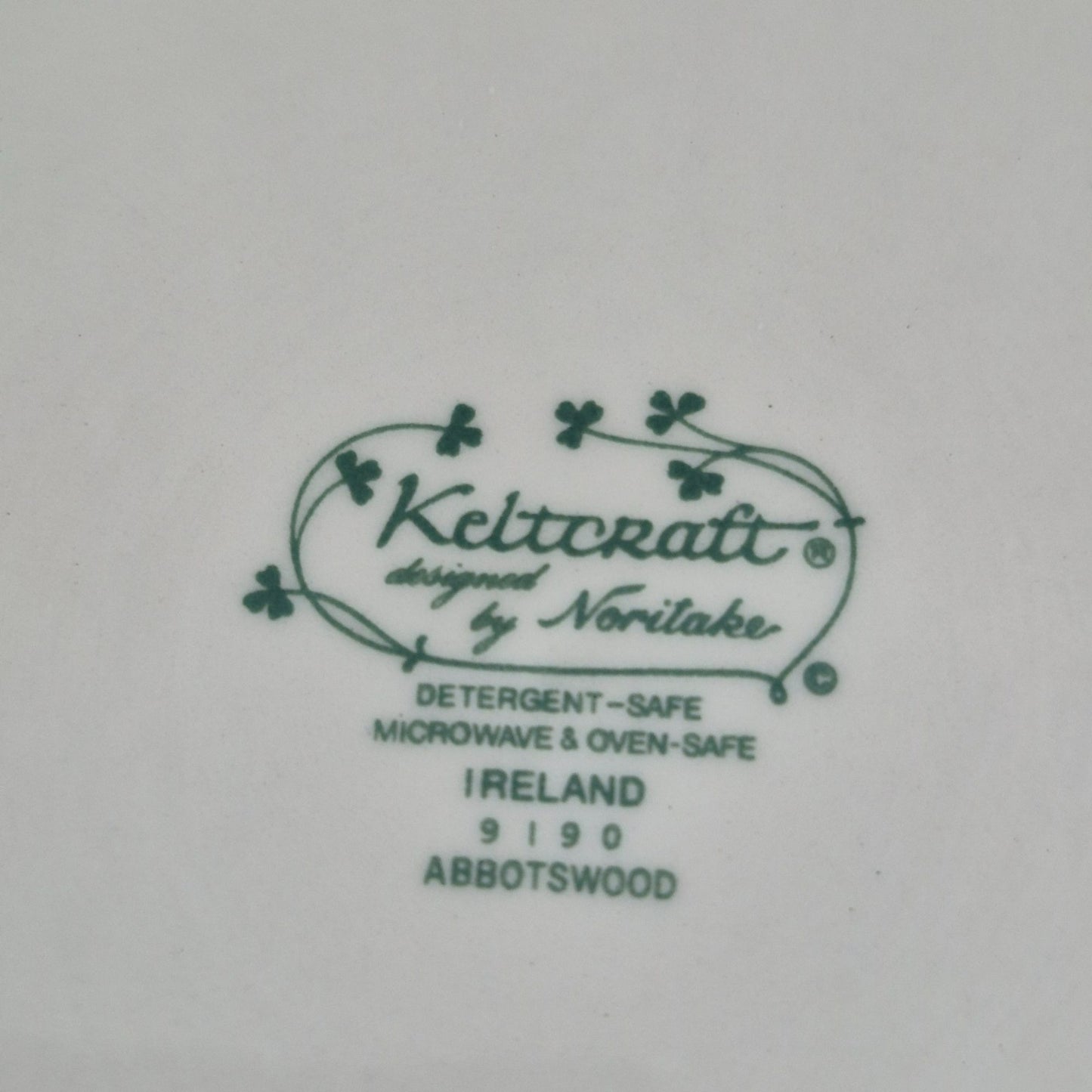Keltcraft Noritake "Abbotswood" Dinner Plate,Ireland c.1992-96