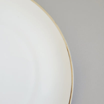 Johann Haviland Wedding Ring Dinner Plate Platinum Trim, c1960s Germany