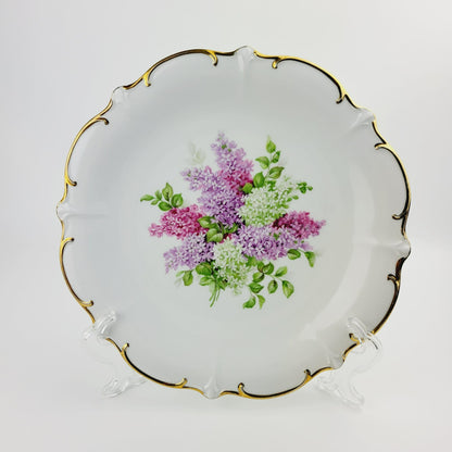 Schumann Lilac Time Round Serving Plate, Made in Germany
