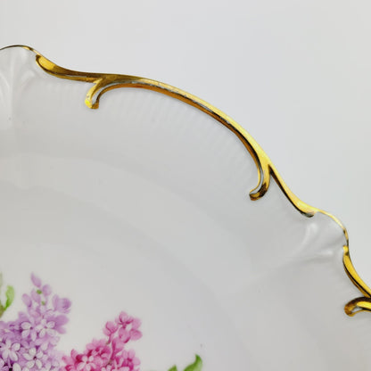 Schumann Lilac Time Round Serving Plate, Made in Germany