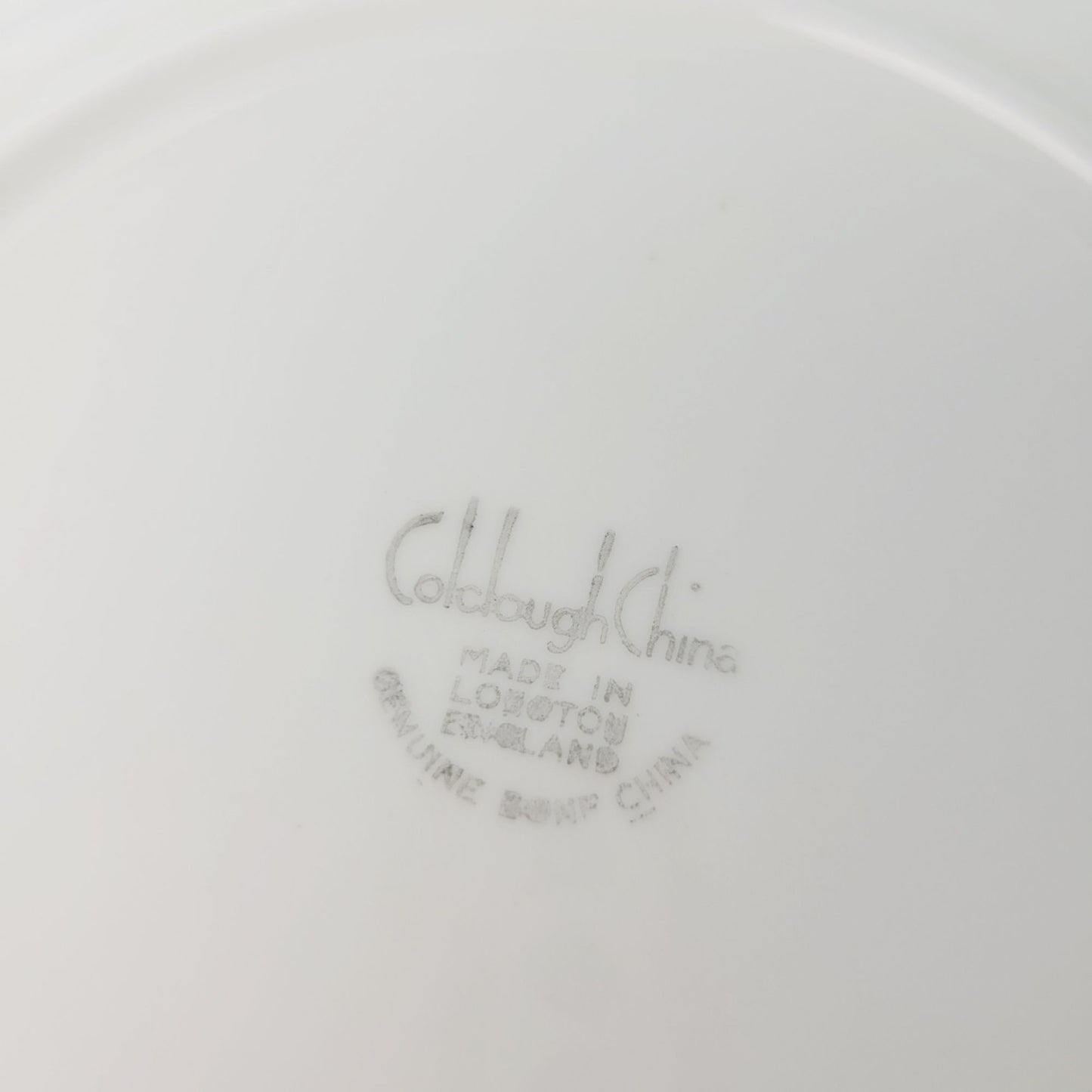 Colclough White, Blue & Gold Square Salad Plate, Set of 2