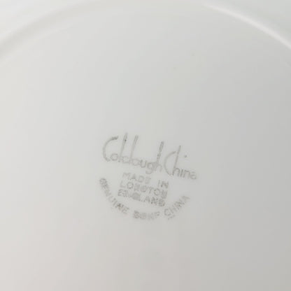 Colclough White, Blue & Gold Square Salad Plate, Set of 2