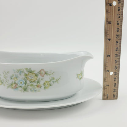 Fashion Royale Ashley Gravy Boat & Underplate, Made in Japan