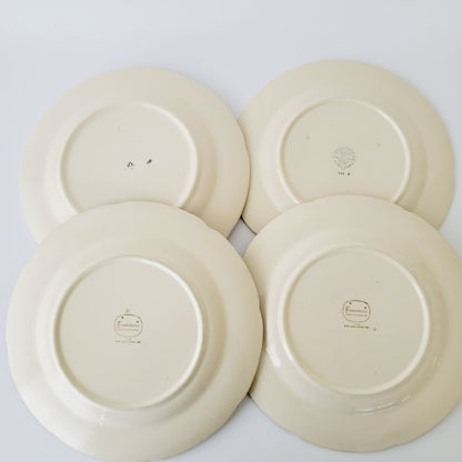 Franciscan Apple Dinner Plate Set of 4, FLAWED, USA Made