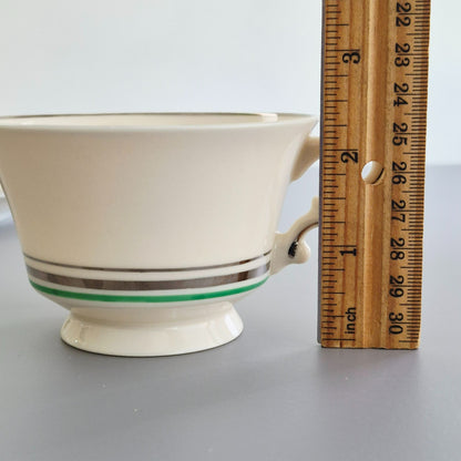 Syracuse "Coralbel" Floral Teacup & Saucer, 2 Sets, c.1949-67 USA