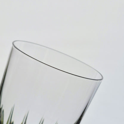 Cristal D'Arques "Louvre" Crystal Wine Glass Set of 2, c.1984-97 France