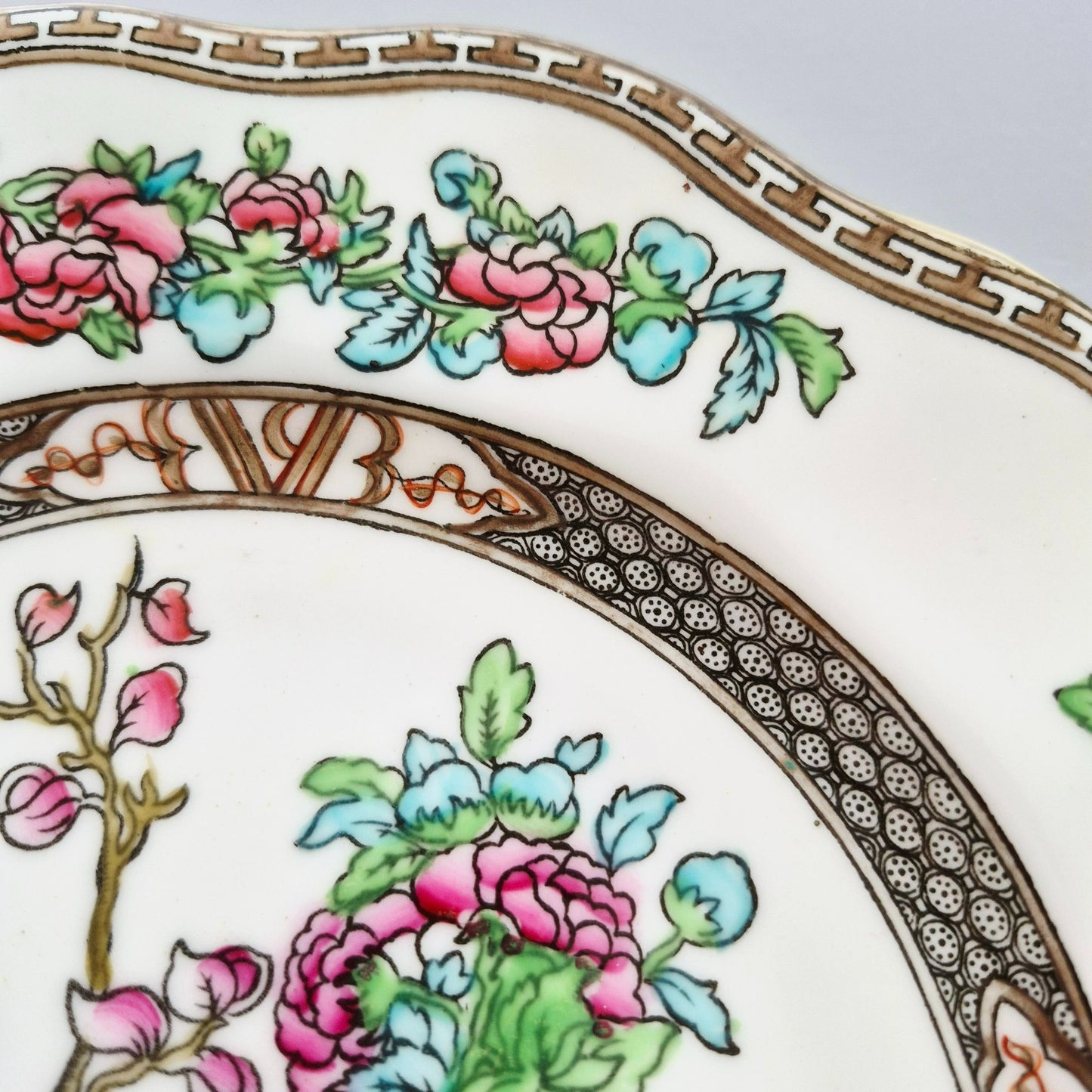 Antique Coalport "Indian Tree" Dinner Plate, c.1891-1939 England