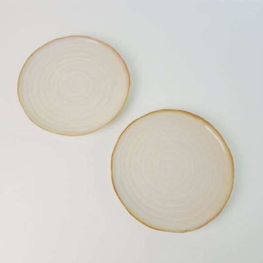 Sonoma Life + Style Nautical Sand Salad Plate,  Set of 2