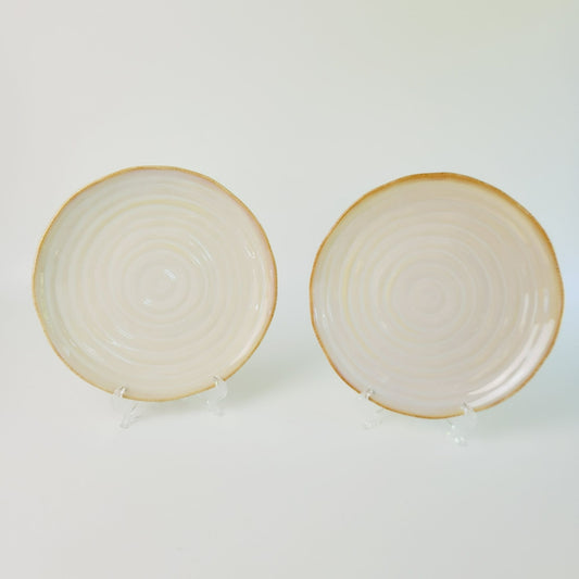 Sonoma Life + Style Nautical Sand Salad Plate,  Set of 2