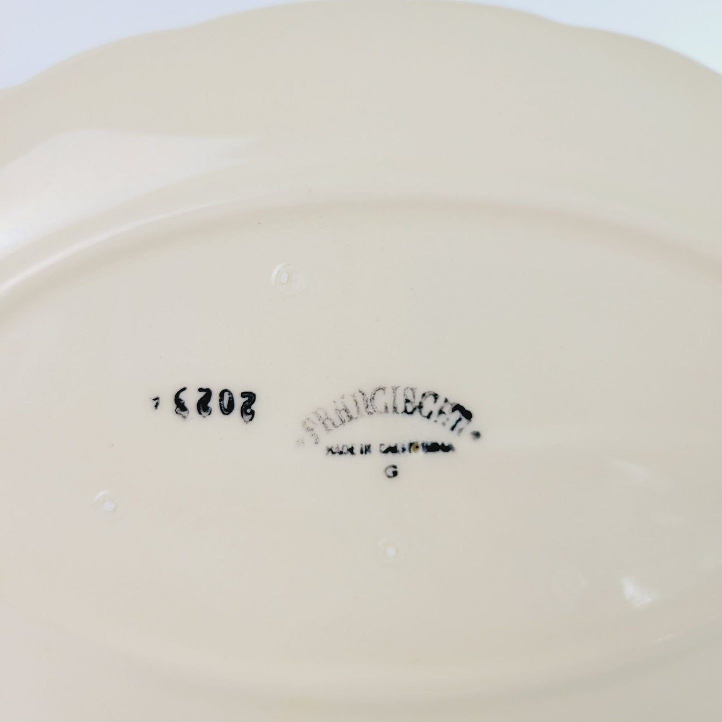 Franciscan Desert Rose Gravy Boat & Underplate, c.1949-53 USA