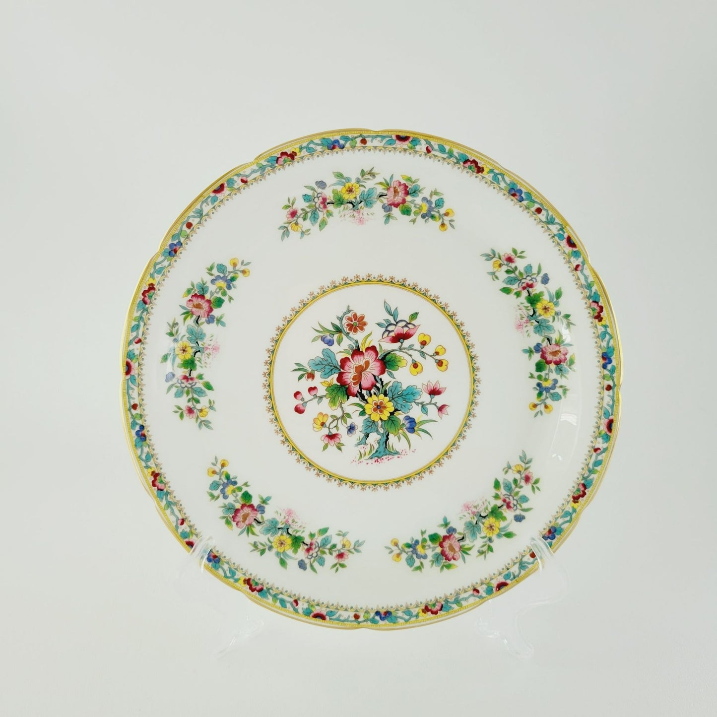 Coalport Ming Rose Dinner Plate, c1970-93 England