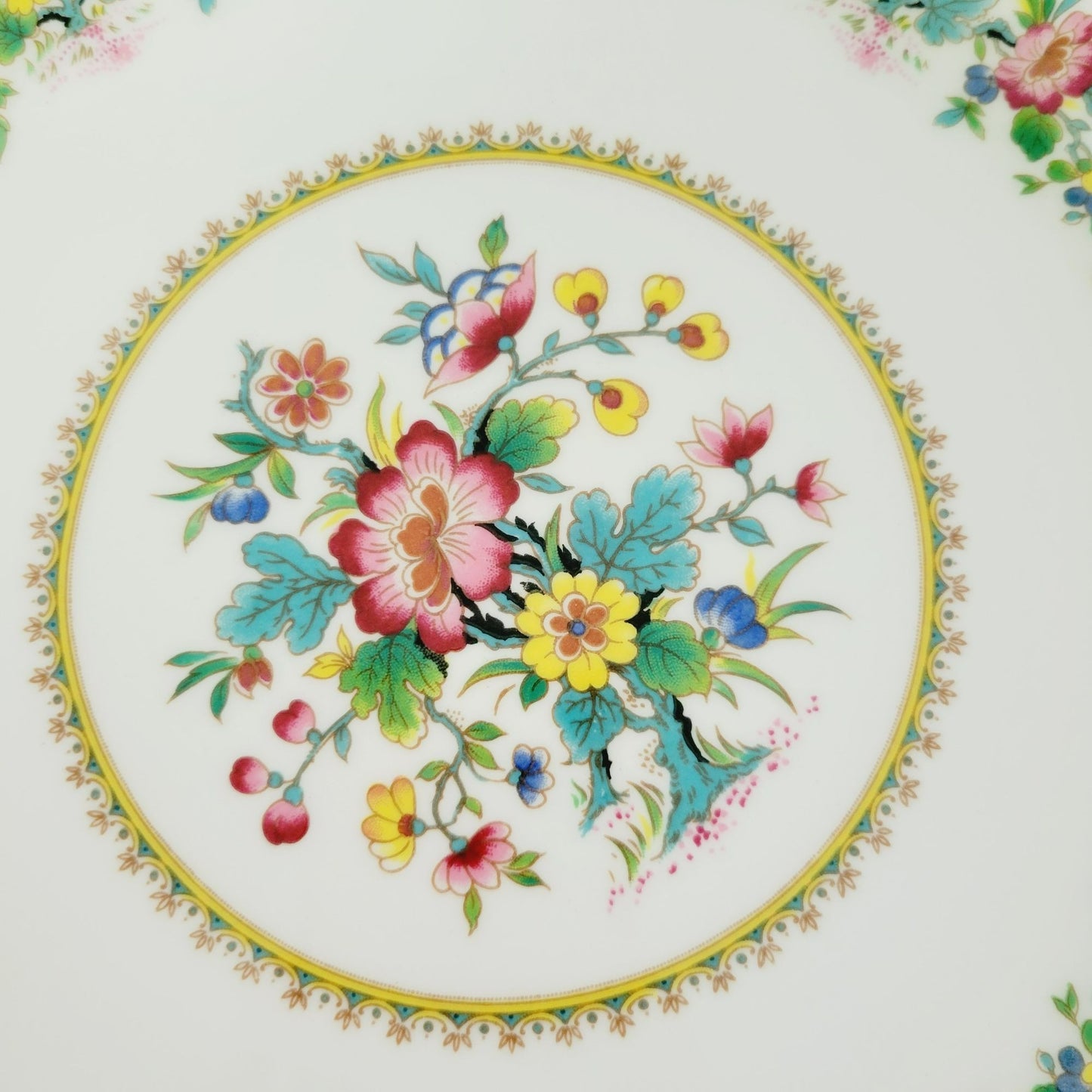 Coalport Ming Rose Dinner Plate, c1970-93 England