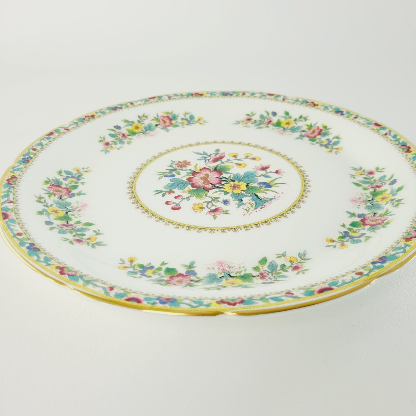 Coalport Ming Rose Dinner Plate, c1970-93 England