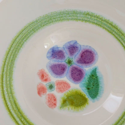 Franciscan Floral Cup & Saucer, 2 Sets, c.1970s USA