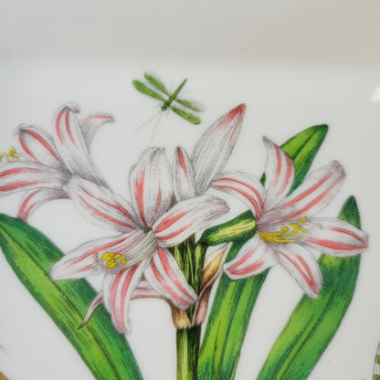Portmeirion Botanic Garden Belladonna Lily 7" Low Square Bowl