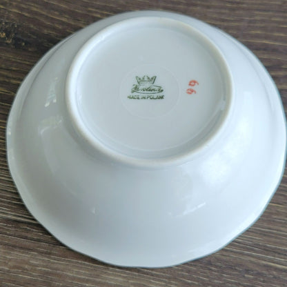 Favolina-Karolina Golden Wedding Berry Dessert Bowl Set of 2, Made in Poland