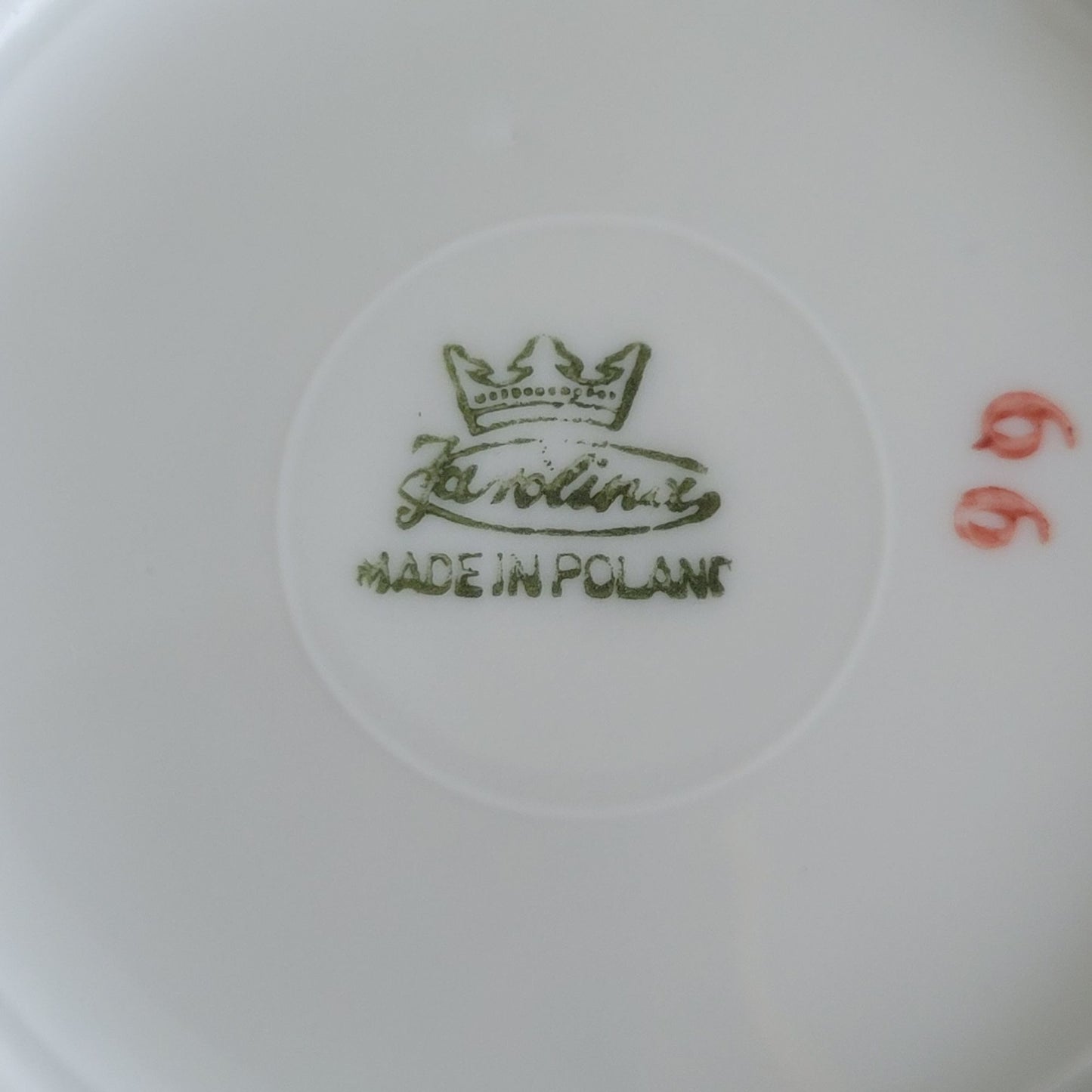 Favolina-Karolina Golden Wedding Berry Dessert Bowl Set of 2, Made in Poland
