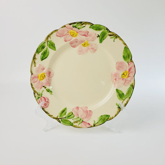Franciscan Desert Rose Luncheon Plate, c.1940-47 USA