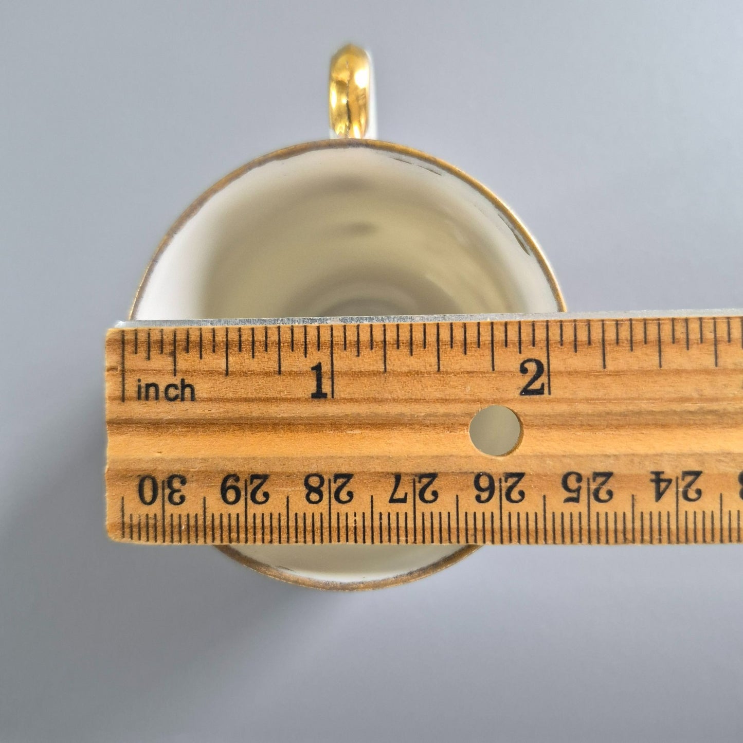 Lithophane Geisha Demitasse Cup and Saucer, 2 Sets, c.1920-40 Japan