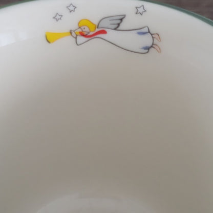Pfaltzgraff Snow Village Cup & Saucer, 2 Sets, c.1990s