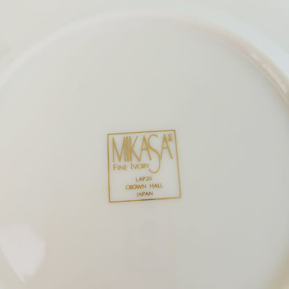 Mikasa "Crown Hall" Bread Plate Set of 2, c.1999-2001 Japan