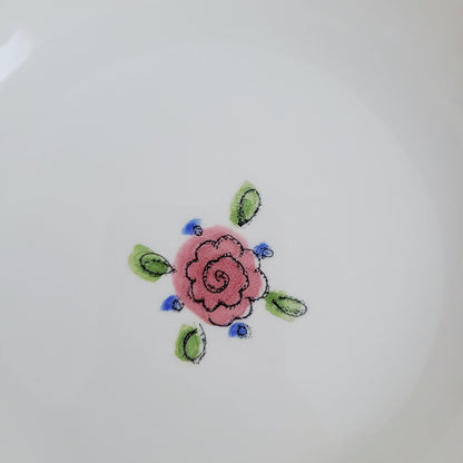 Sango The Sweet Shoppe Peach Cobbler Pie Rim Soup Bowl, Set of 2, c.1999-2002