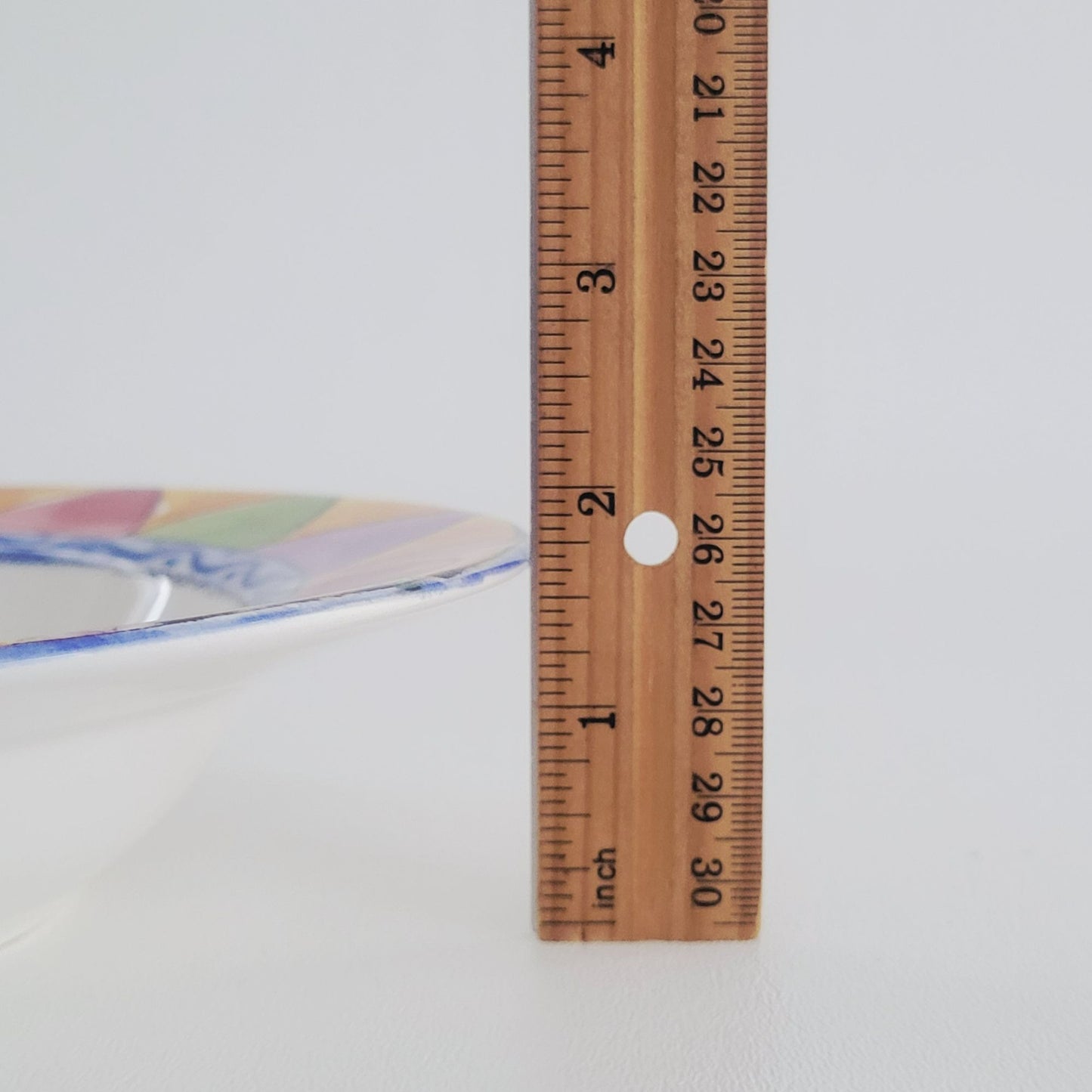 Sango The Sweet Shoppe Peach Cobbler Pie Rim Soup Bowl, Set of 2, c.1999-2002