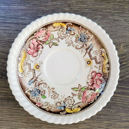 Johnson Bros Devonshire Teacup & Saucer, 2 Sets