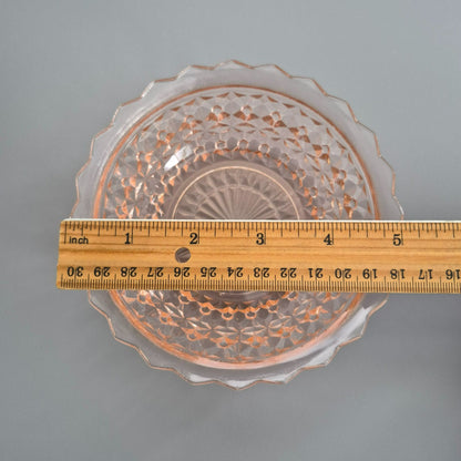 Jeannette HOLIDAY PINK Berry Bowl, Set of 2, c.1940-60s USA