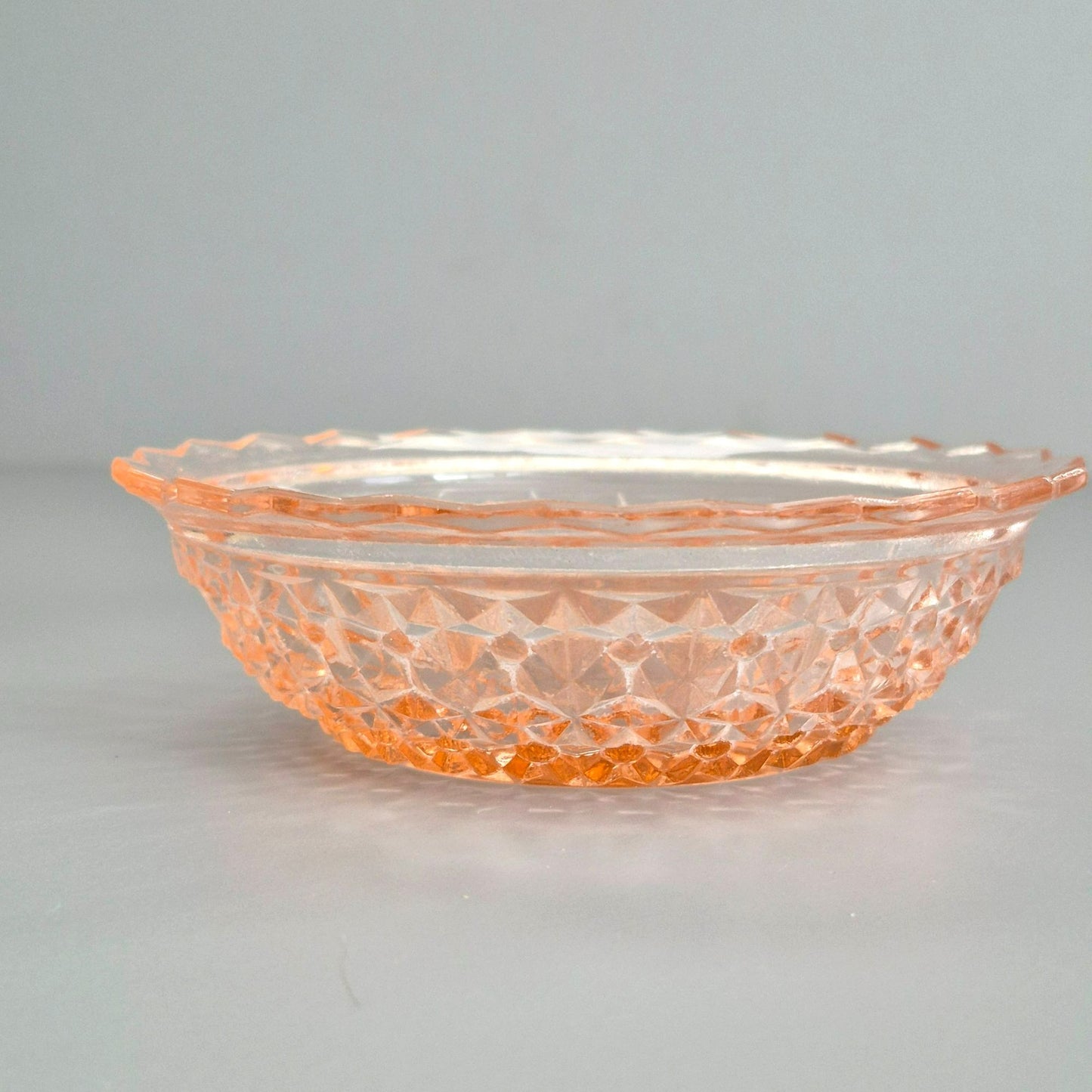 Jeannette HOLIDAY PINK Berry Bowl, Set of 2, c.1940-60s USA