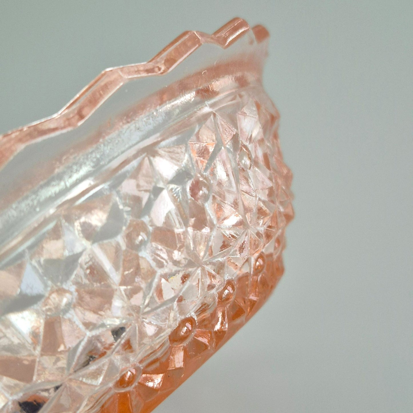 Jeannette HOLIDAY PINK Berry Bowl, Set of 2, c.1940-60s USA