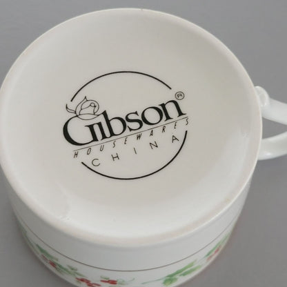 Gibson "Christmas Harmony" Flat Cup, Set of 2