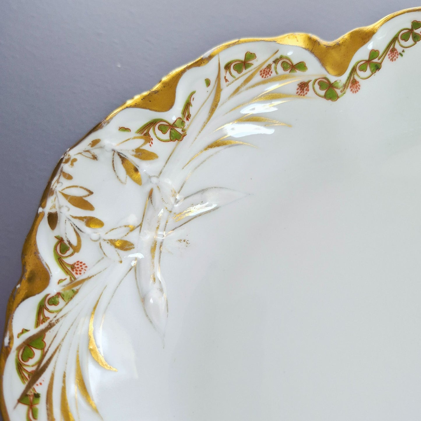 Haviland "Clover Leaf" 13" Oval Platter, Limoges France c.1926-31