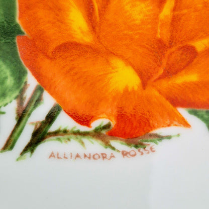 Bing & Grondahl/The Danbury Mint Tropicana Rose Plate, c.1979 Denmark