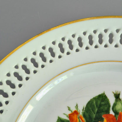 Bing & Grondahl/The Danbury Mint Tropicana Rose Plate, c.1979 Denmark