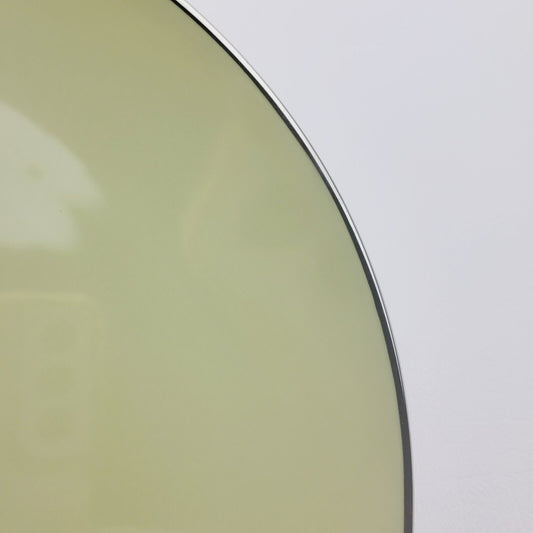 Franciscan Willow Green Salad Plate, Smooth Coupe Shape, Platinum Trim, c.1953 USA