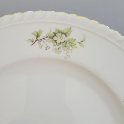 Franconia K&A Krautheim Hawthorn Dinner Plate, Gadroon Border, c.1964-75 Germany