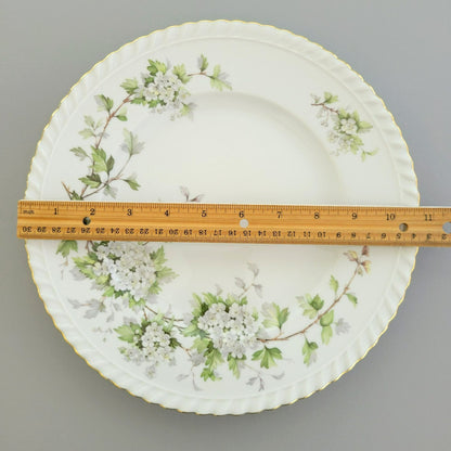 Franconia K&A Krautheim Hawthorn Dinner Plate, Gadroon Border, c.1964-75 Germany