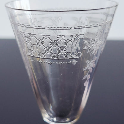 Fostoria Washington Cordial Sherry Glass Set of 2, c.1923-28 USA