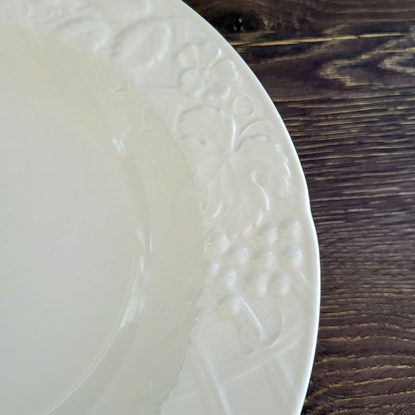 English Countryside White Rim Soup Bowl Set of 2