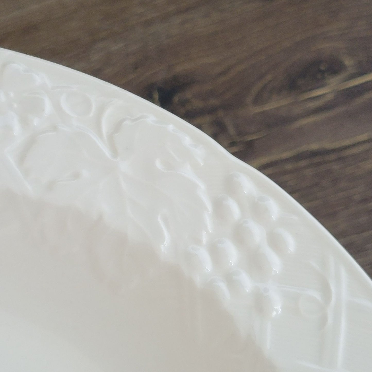 English Countryside White Rim Soup Bowl Set of 2