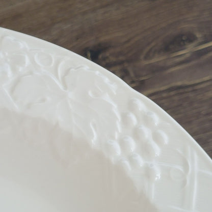 English Countryside White Rim Soup Bowl Set of 2