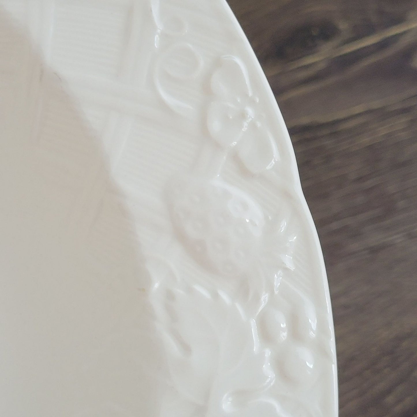 English Countryside White Rim Soup Bowl Set of 2