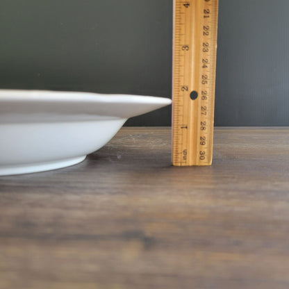 English Countryside White Rim Soup Bowl Set of 2